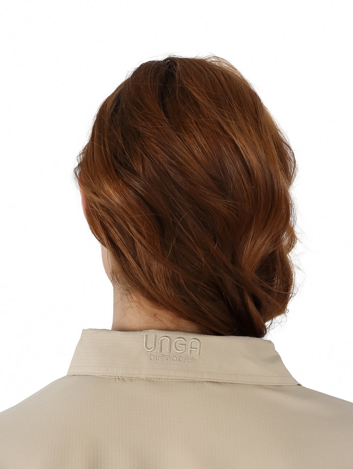 Camisa UNGA Outdoor Color Fossil para Mujer