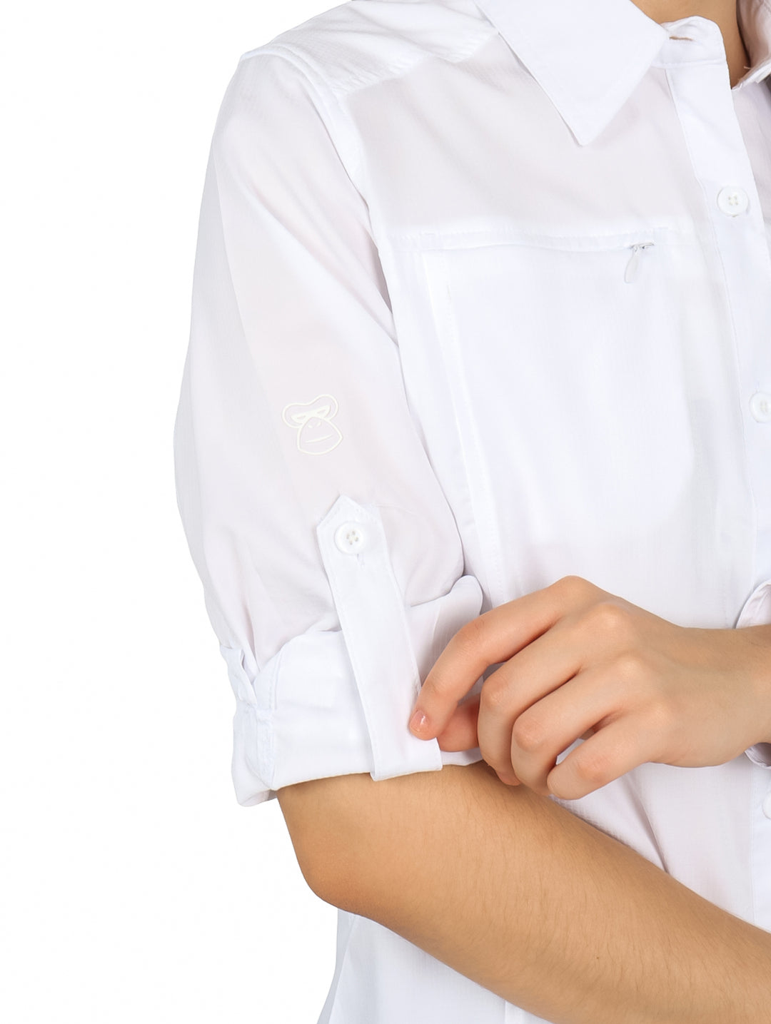 Camisa UNGA Manga Larga Blanco para Mujer