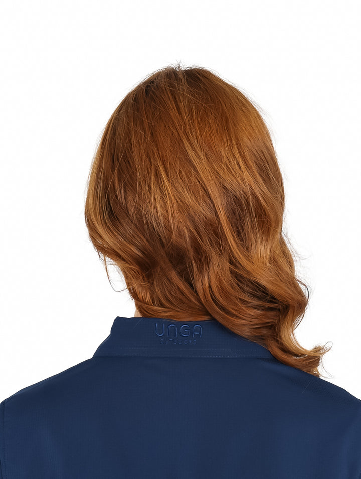 Camisa UNGA Manga Corta Navy para Mujer