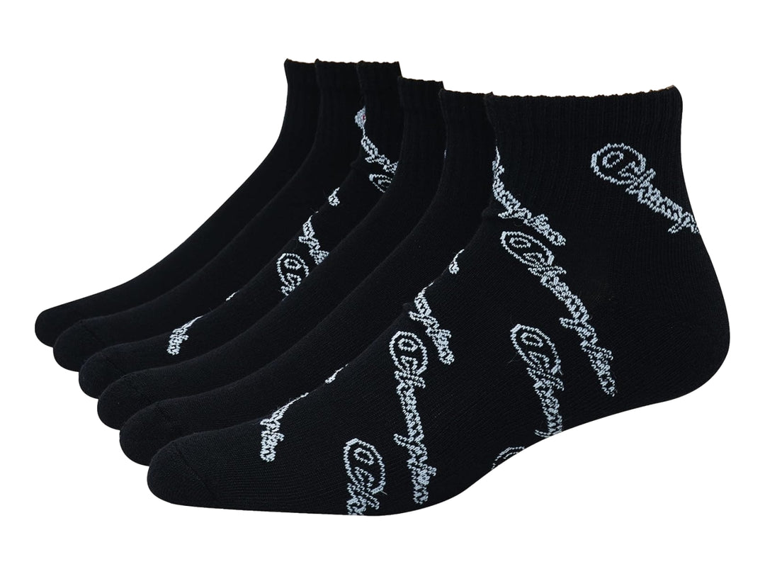 Calcetas Champion Pack 6 Negro para Mujer