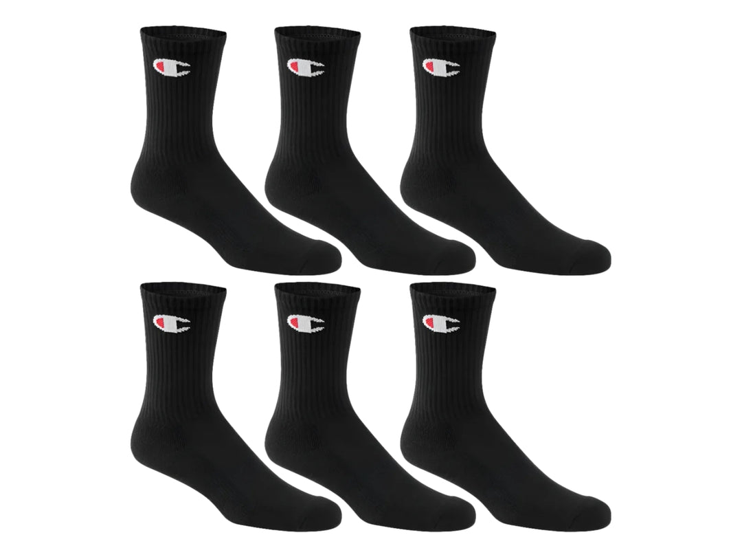 Calcetas Champion Pack 6 Pares Color Negro