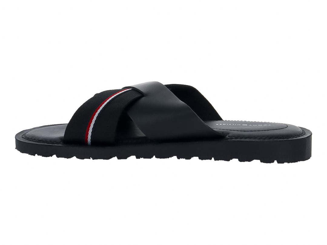 Sandalias Tommy Hilfiger Negras para Hombre