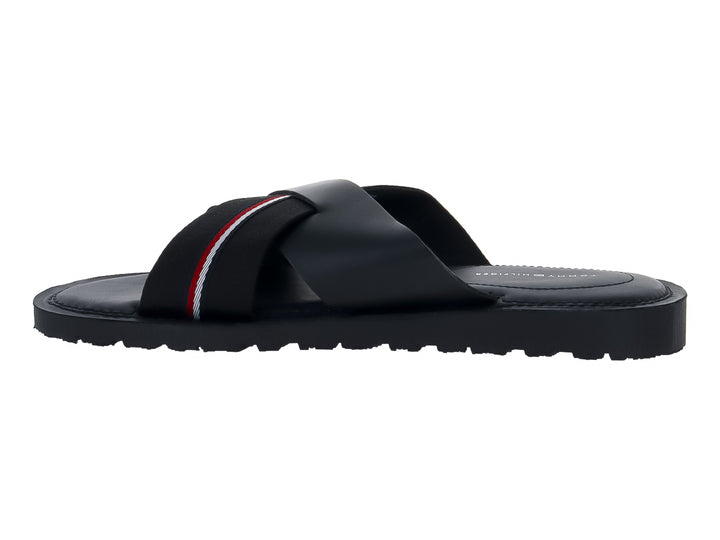 Sandalias Tommy Hilfiger Negras para Hombre