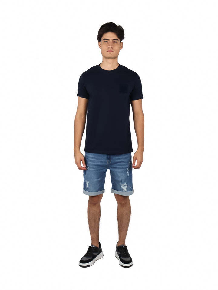 Playera Platini Azul Marino para Hombre