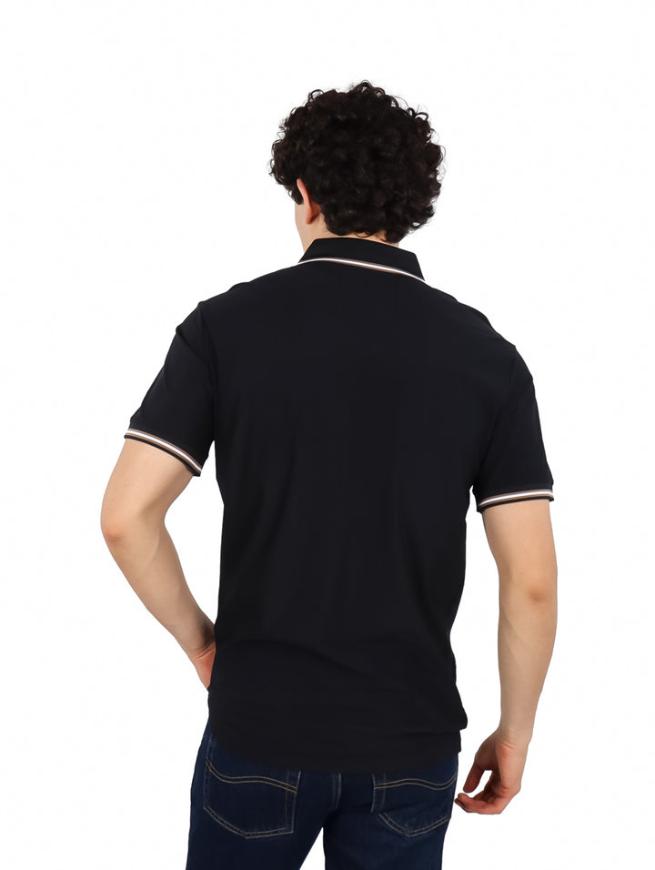 Playera Polo Platini Negro para Hombre