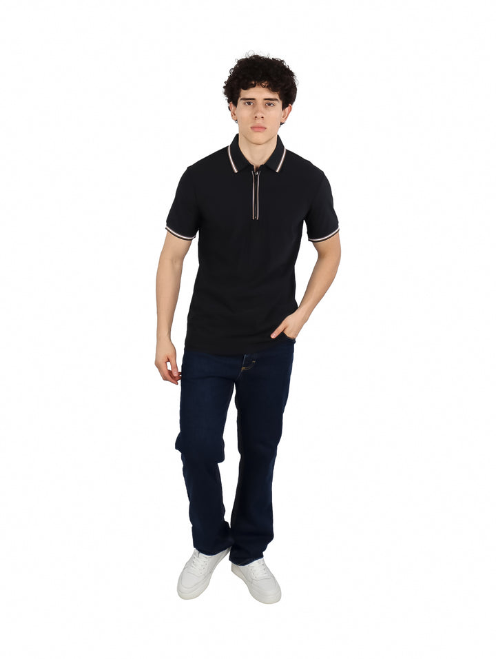 Playera Polo Platini Negro para Hombre