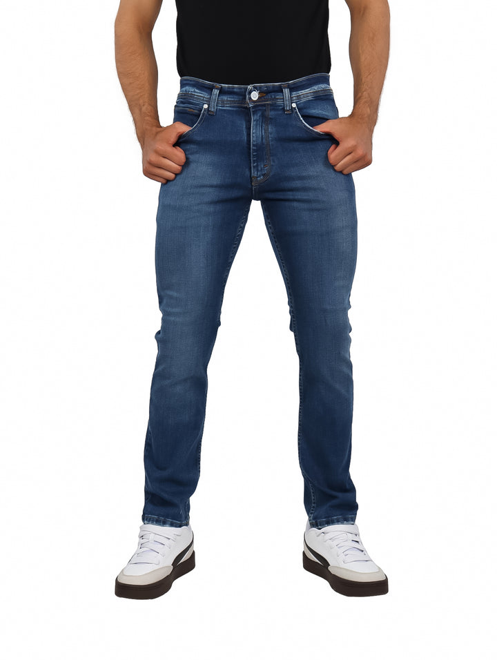 Jeans Bratto Color Bleach para Hombre