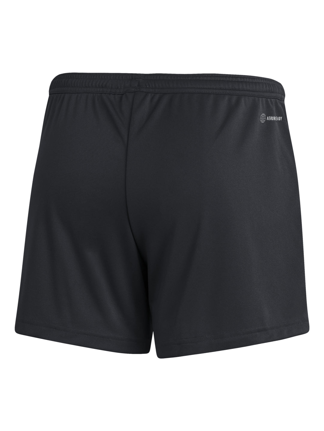 Shorts deportivos Adidas color negro con logotipo blanco en la pierna izquierda.
