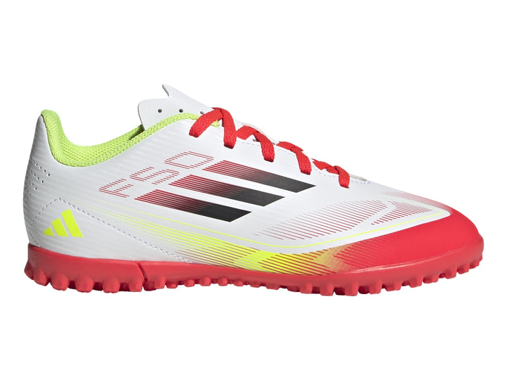 Tenis de Fútbol Adidas F50 Club TF Blanco para Niño