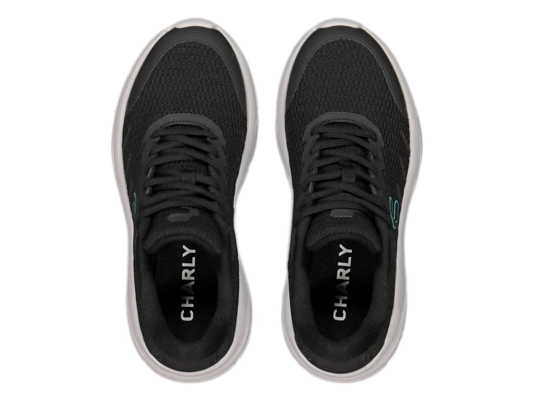 Tenis Charly Negro con Aqua para Mujer