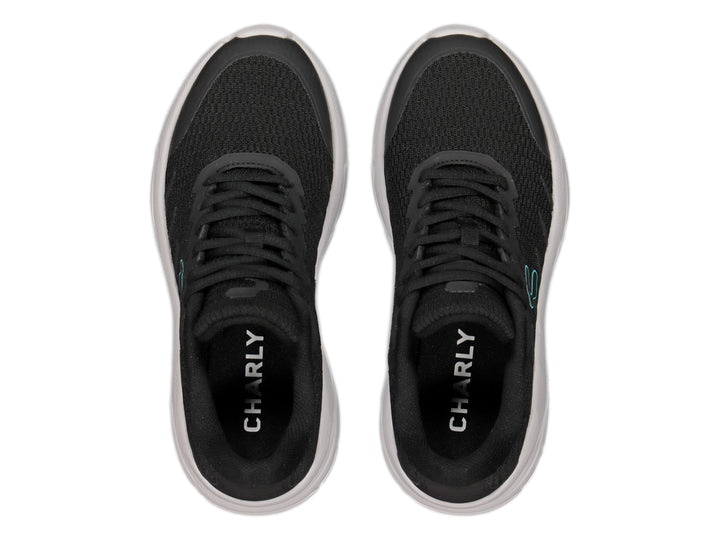 Tenis Charly Negro con Aqua para Mujer