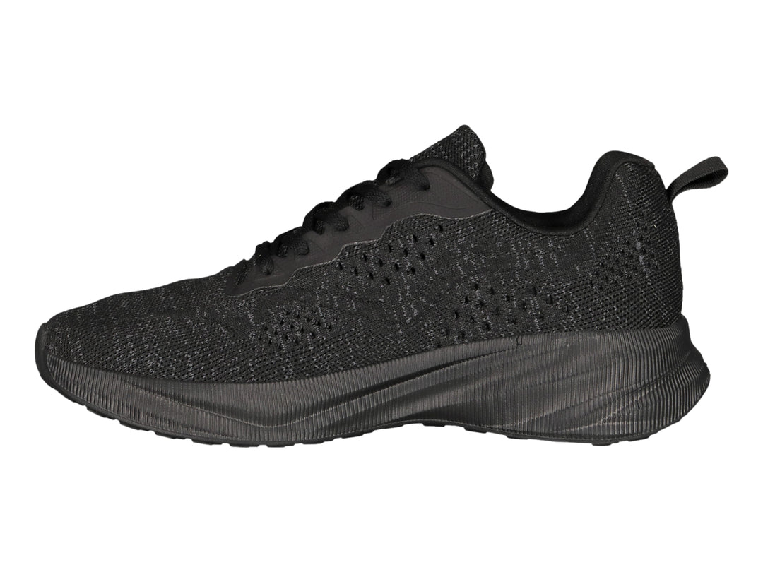 Tenis deportivos Charly en color negro con tejido transpirable y suela cómoda.