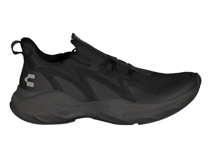 Tenis deportivos Charly color negro total con diseño moderno y suela robusta.