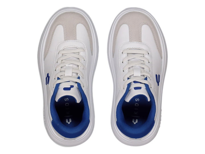 Tenis Charly Blancos con Azul para Niño