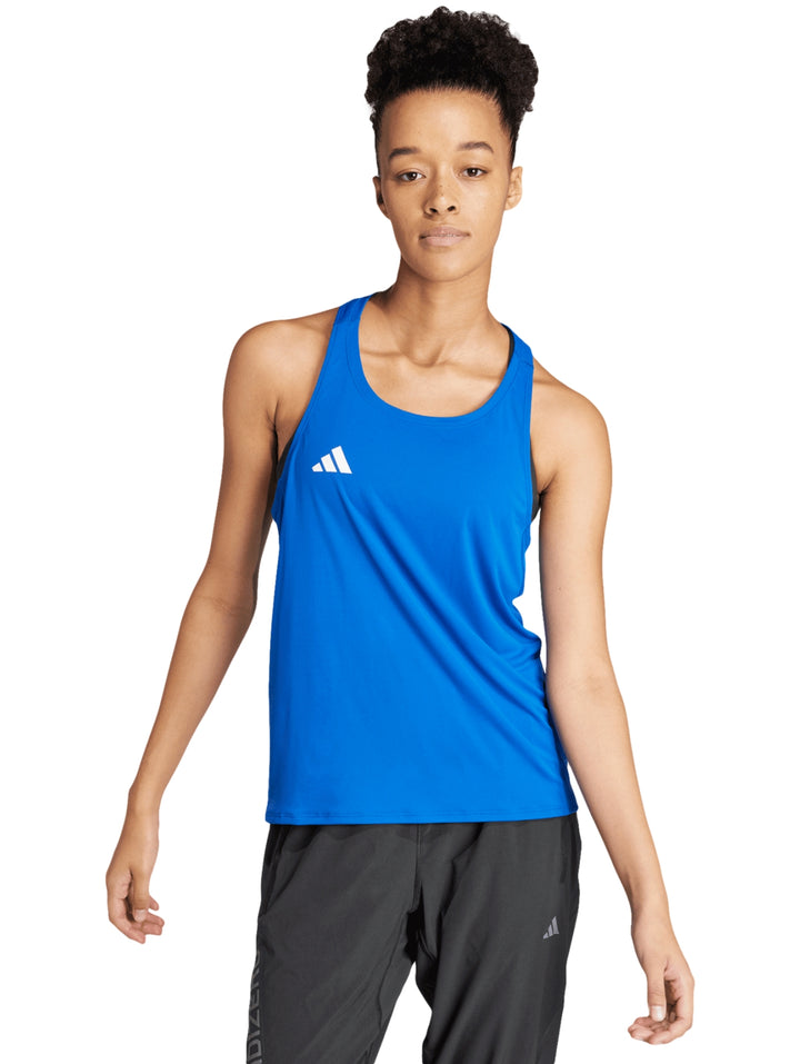 Playera sin Mangas Adidas Adizero Essentials Azul Royal Mujer