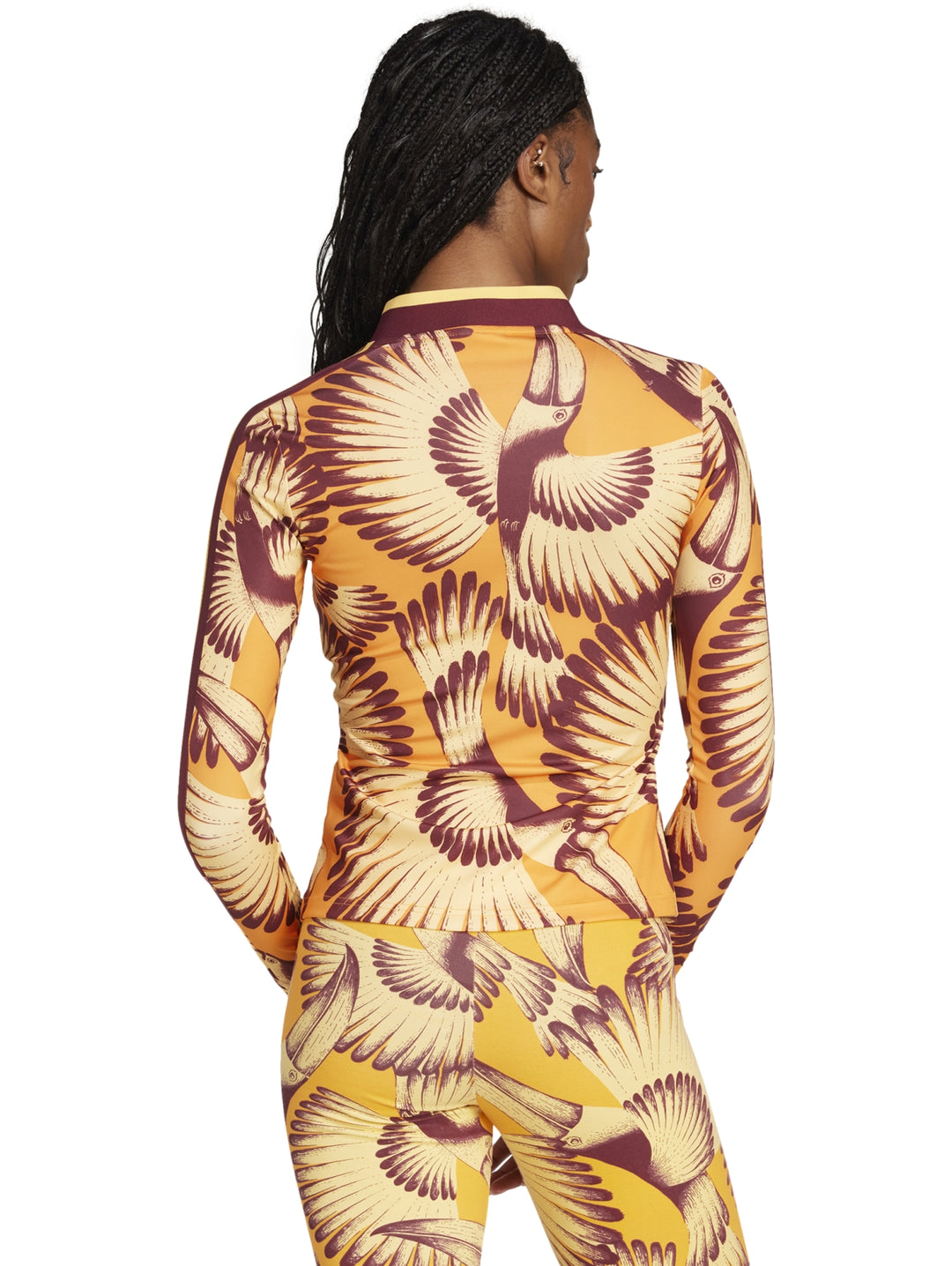 Playera Adidas Farm LS Top Naranja para Mujer