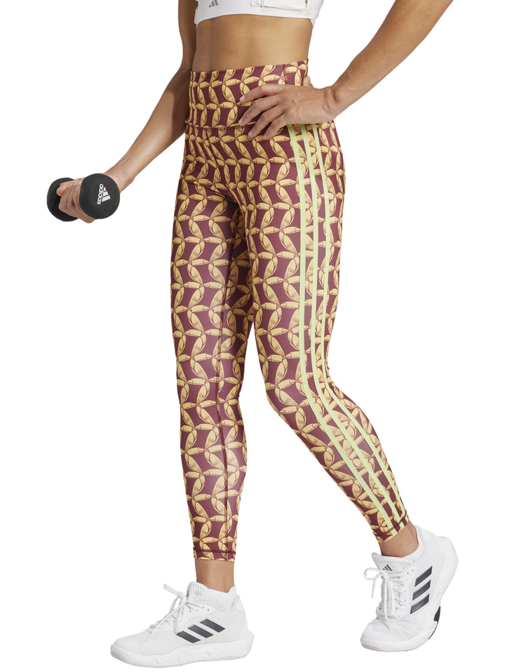 Leggings Adidas x Farm Rio 7/8 Rojo Multicolor