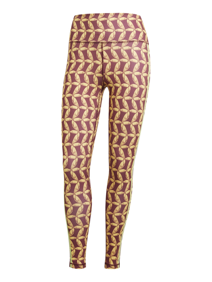 Leggings Adidas x Farm Rio 7/8 Rojo Multicolor
