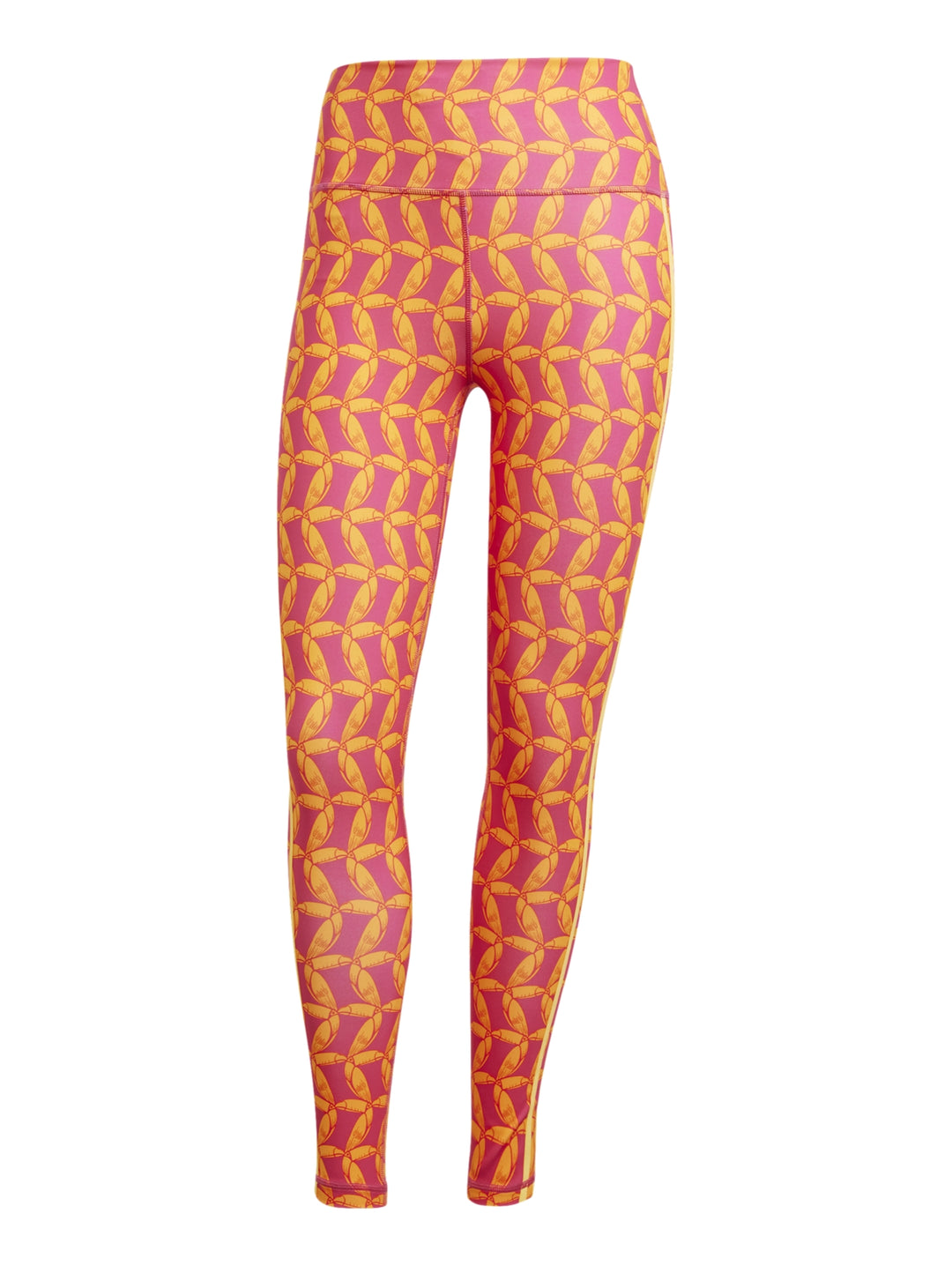 Leggings Adidas x Farm Rio 7/8 Naranja y Rosa para Mujer