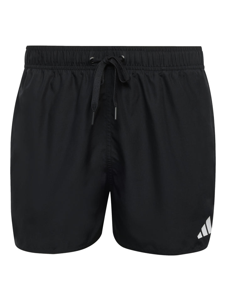 Shorts de Natación Adidas 3 Franjas Blanco y Negro