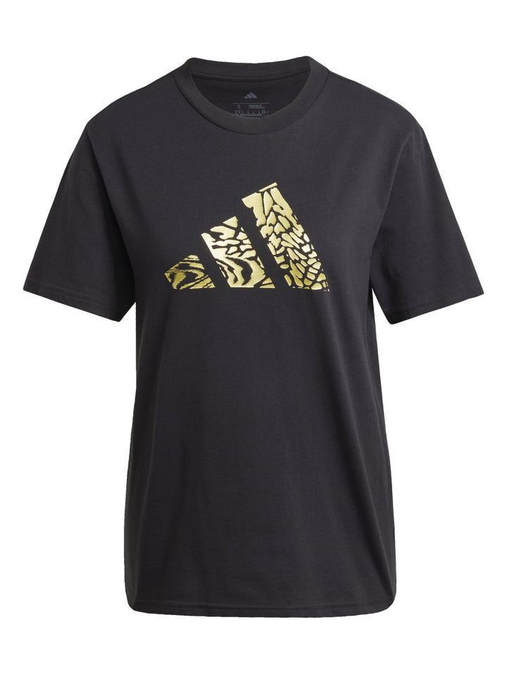 Playera Adidas Tech Metallic Graphic Negro para Mujer