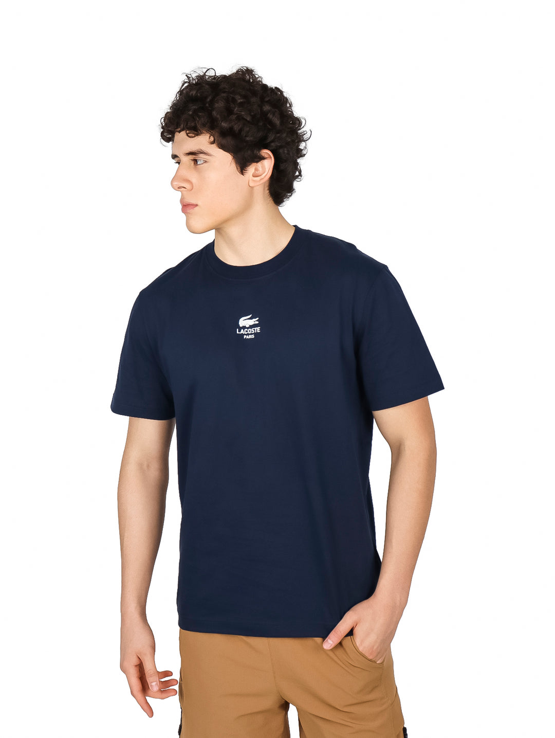 Playera Lacoste Azul Marino para Hombre