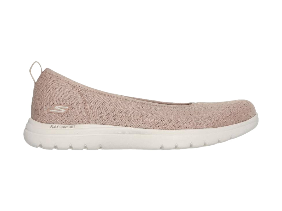 Tenis Skechers On the Go Flex Beige para Mujer