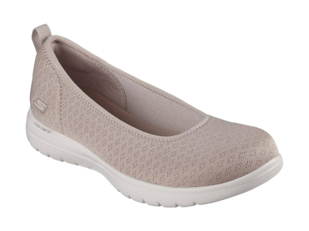 Tenis Skechers On the Go Flex Beige para Mujer