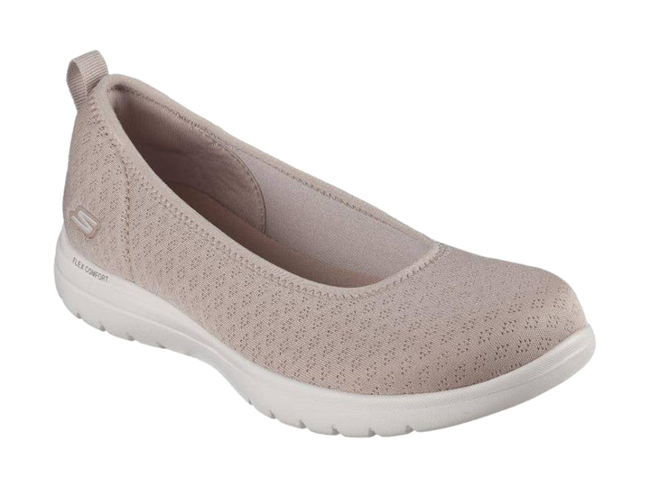 Tenis Skechers On the Go Flex Beige para Mujer