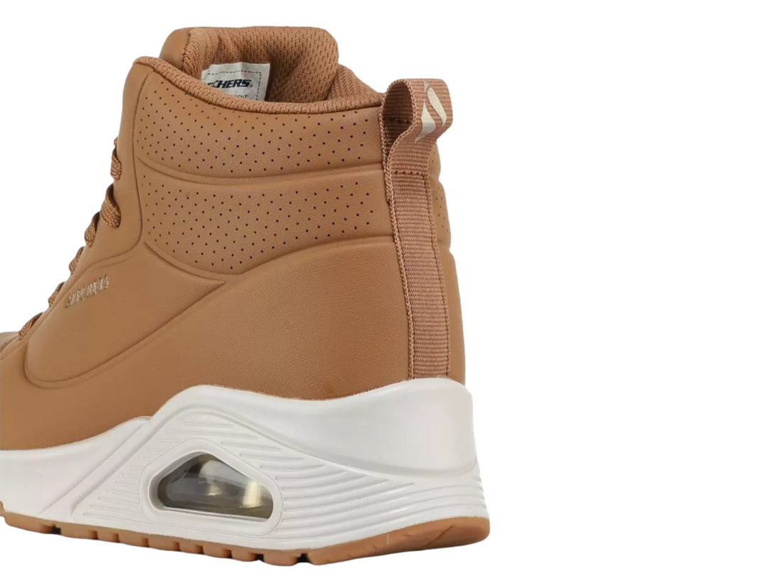 Tenis Skechers Street W Color Café para Mujer