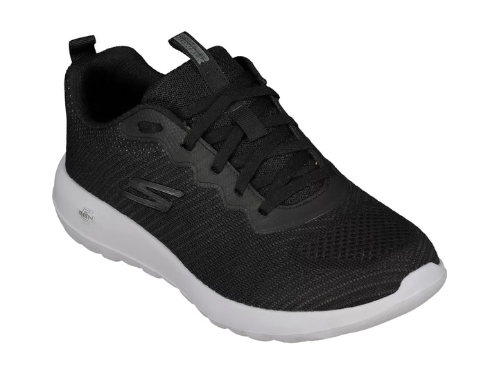 Tenis deportivos Skechers Go Walk Max en color negro con suela blanca y tejido transpirable.