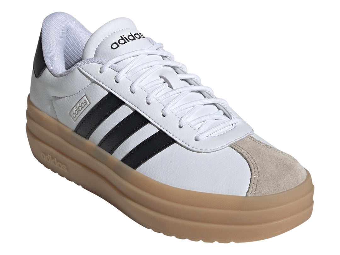 Tenis Adidas VL Court Bold Blanco y Beige para Mujer