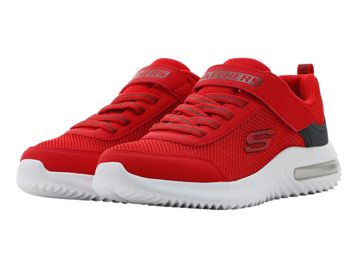 Tenis Skechers Bounder-Tech Rojo para Niño