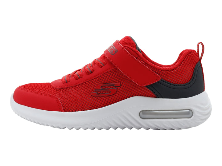 Tenis Skechers Bounder-Tech Rojo para Niño