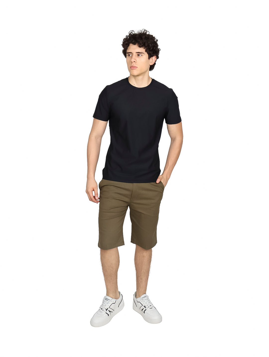 Playera Bratto Básica Negro para Hombre