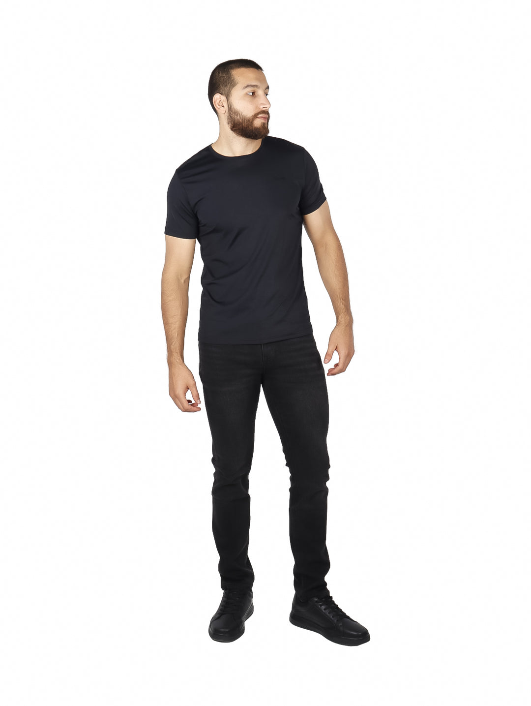 Playera Bratto Básica Negro para Hombre