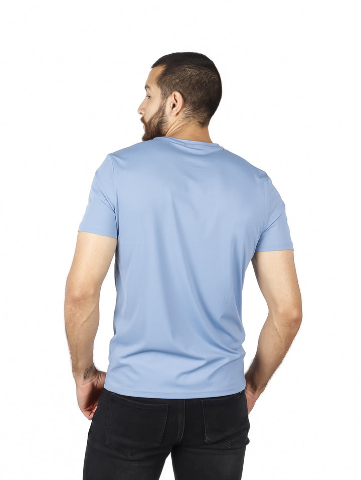 Playera Bratto Básica Azul Cielo para Hombre