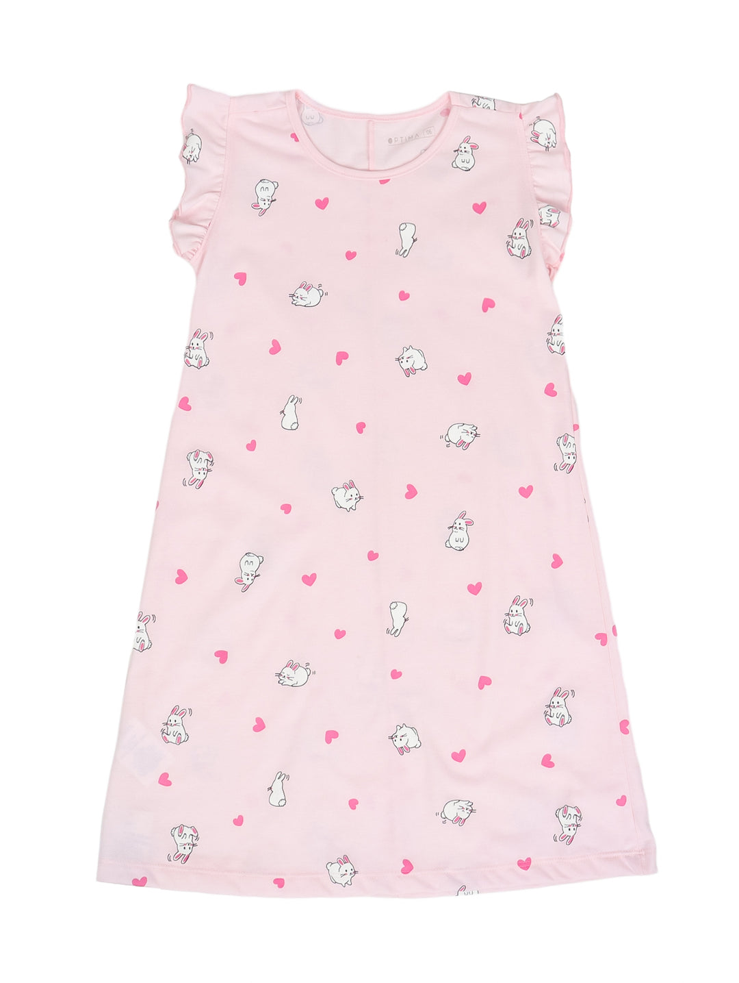 Camisón Optima Interior para Niña Color Rosa Conejos