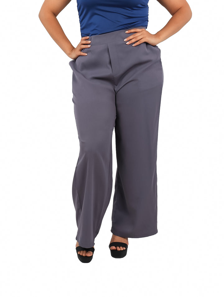 Pantalón Ancho ATOK Color Gris Humo