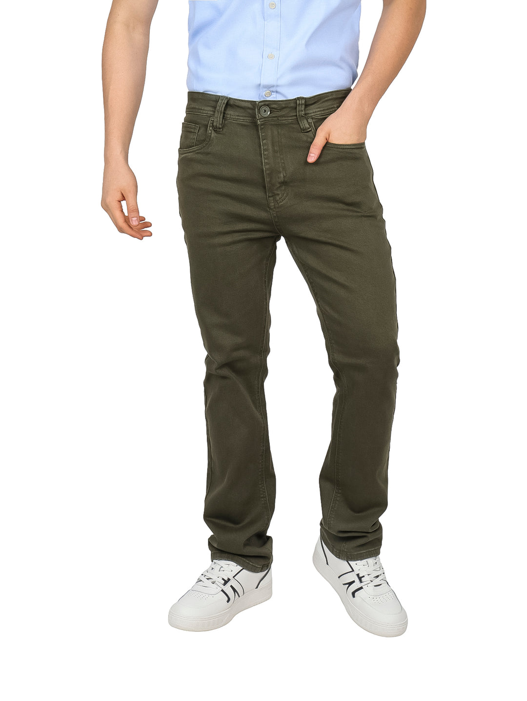 Jeans NYD Jeans Color Verde para Hombre