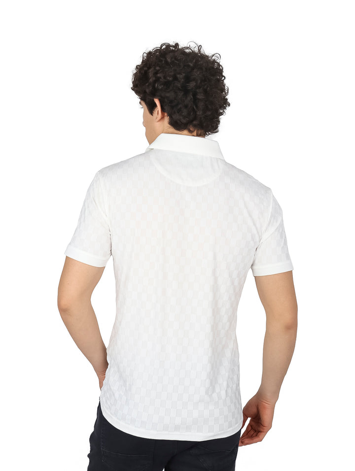 Playera Polo Pavini Blanco para Hombre