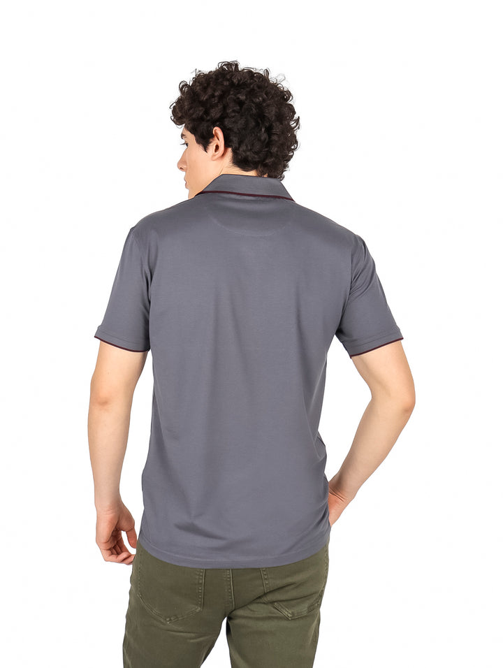Playera Polo Pavini Charcoal para Hombre