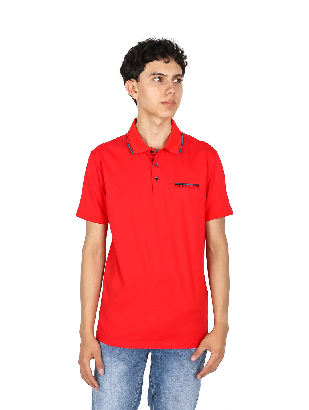 Playera Polo Pavini Rojo para Hombre