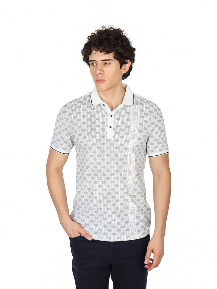 Playera Polo Pavini Blanco para Hombre