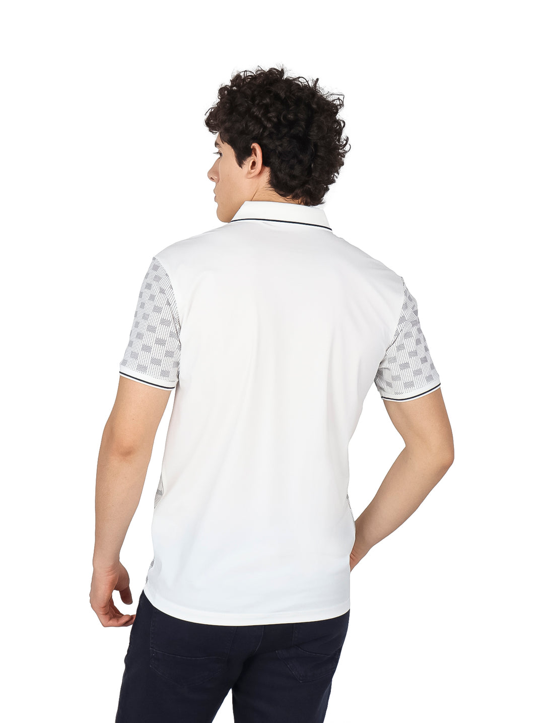 Playera Polo Pavini Blanco para Hombre