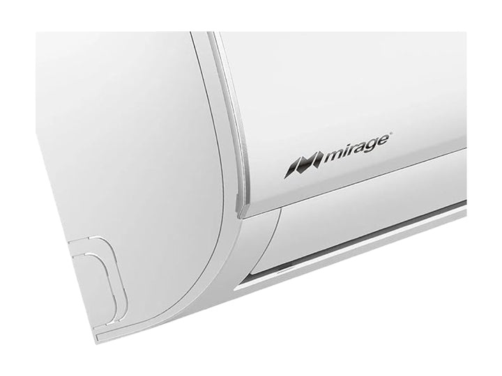 Unidad interior de aire acondicionado Mirage Inverter X en color blanco.
