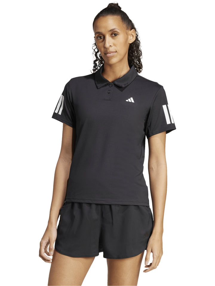 Playera Polo de Tenis Adidas Negro para Mujer