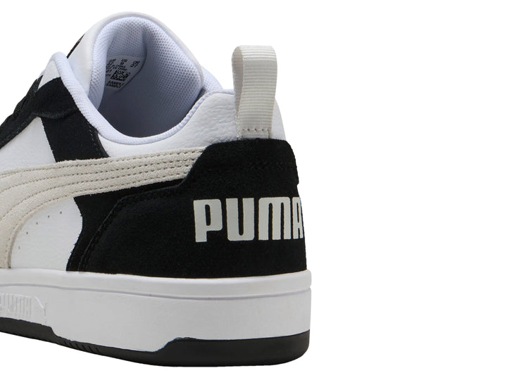 Tenis PUMA Rebound V6 Low SD Negro y Gris para Hombre