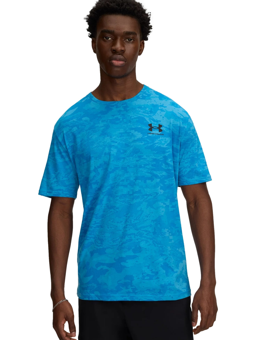 Playera Under Armour ABC Camo Azul para Hombre