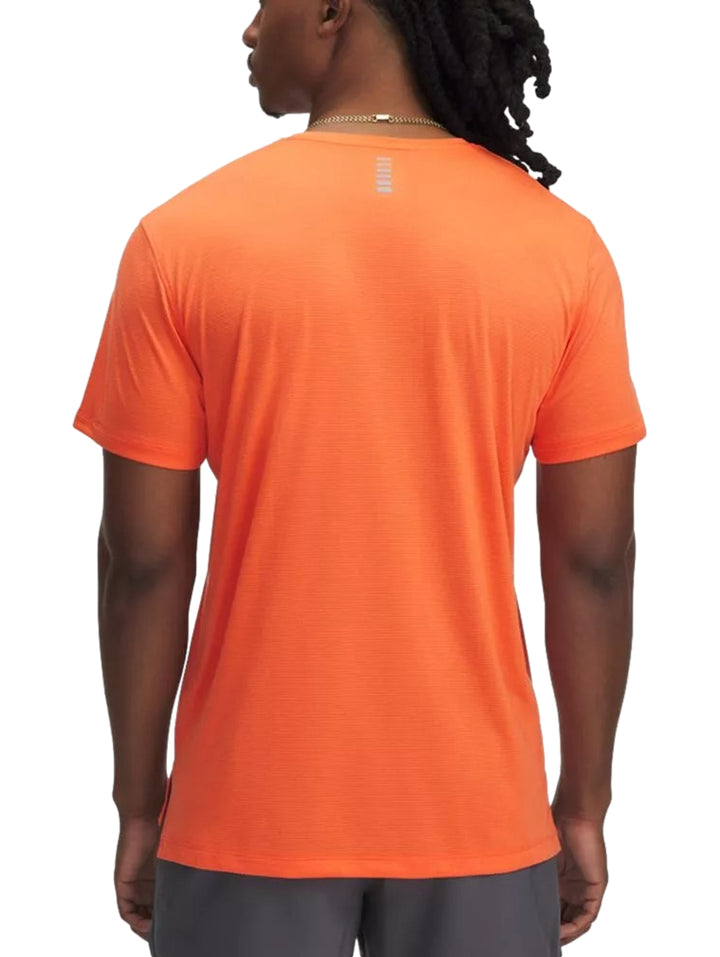 Playera Under Armour Launch Short Sleeve Naranja para Hombre